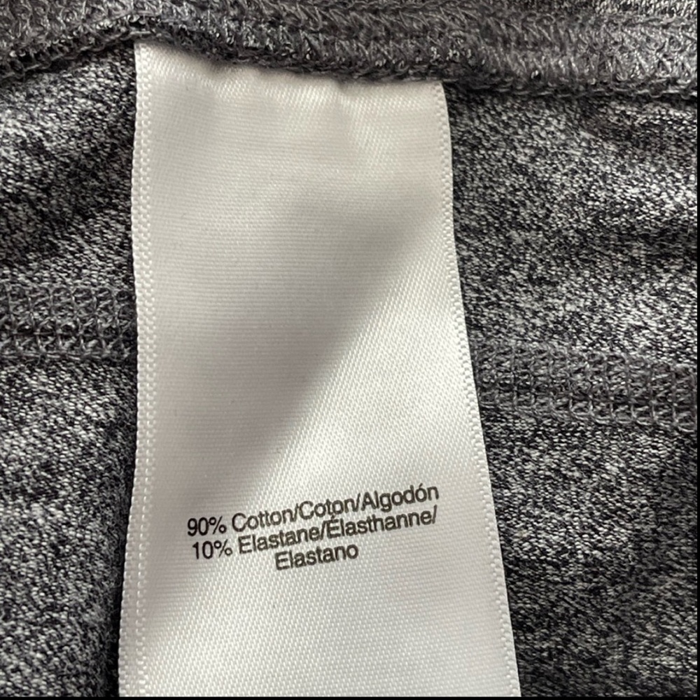 DONNA KARAN ACTIVE LEGGINGS PANTS ANKLE WOMEN CUT OUT BACK COLOR GREY SIZE LARGE - Picture 10 of 14